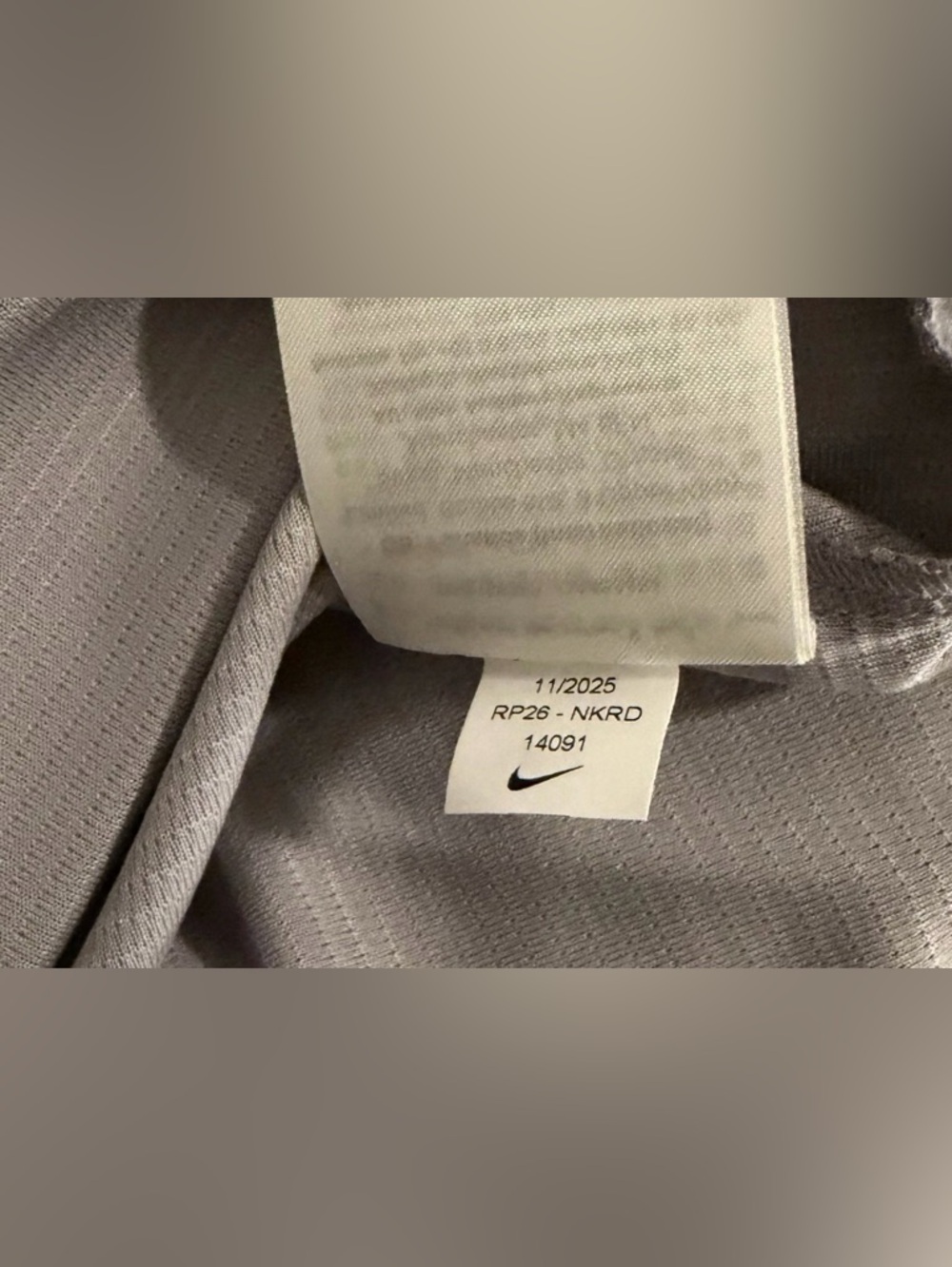 Nike Authentic New York Yankees Cam Schlittler #31 MLB Gray Jersey Men’s Sz: M - Picture 9 of 9